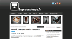 Desktop Screenshot of espressologie.fr